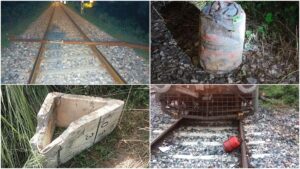 Attempt to derail army train in MP Detonator placed on tracks, cylinder found in Kanpur, metal rods found on tracks in Punjab