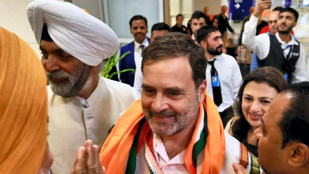 Rahul Gandhi Arrives in the U.S. to Enhance India-U.S. Relations