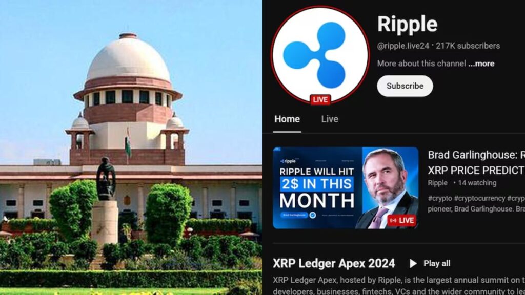 Supreme Court YouTube Channel Hacked, Promotes Cryptocurrency XRP