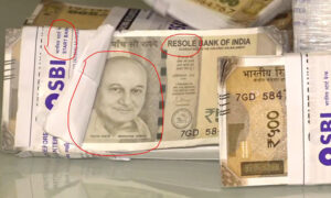 Anupam kher instead of gandhi on fake notes, actor says "Anything can happen"